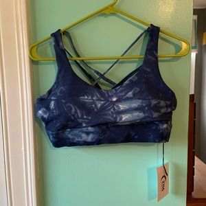 Zyia Navy Hendrix Light n Tight Strappy Bra